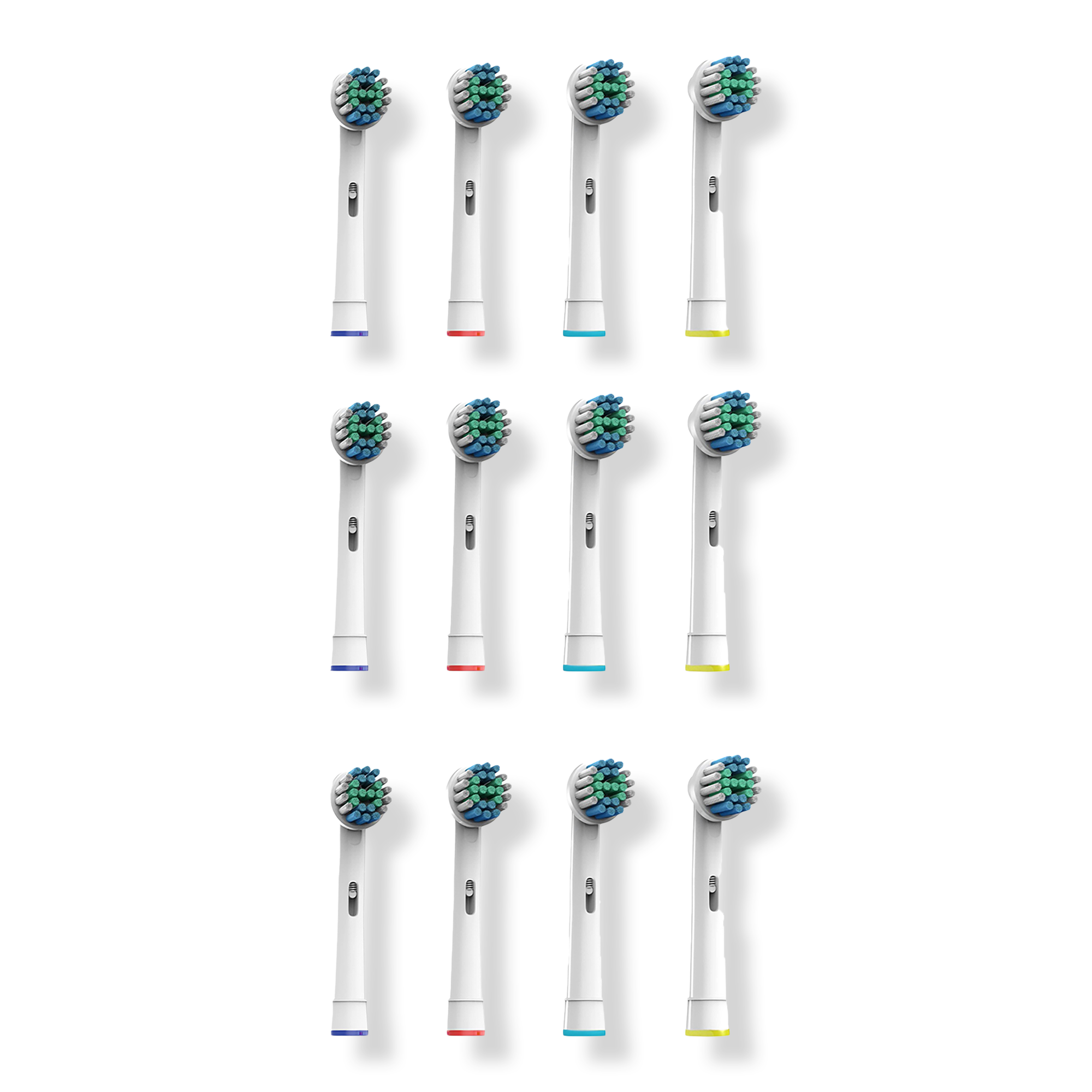 PURSONIC Pack Power Sensitive Replacement Brush Heads for Oral-B #1