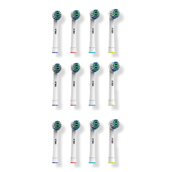 PURSONIC Pack Power Sensitive Replacement Brush Heads for Oral-B #1