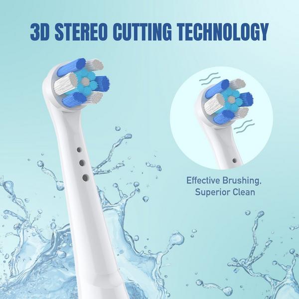 PURSONIC Replacement Brush Heads Compatible with Oral-B iO Series 2–10 #2