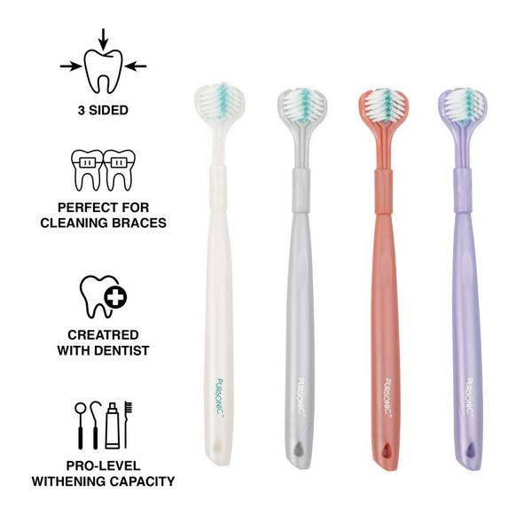 PURSONIC 3D Advanced Tech 360° Full Coverage Toothbrush #2