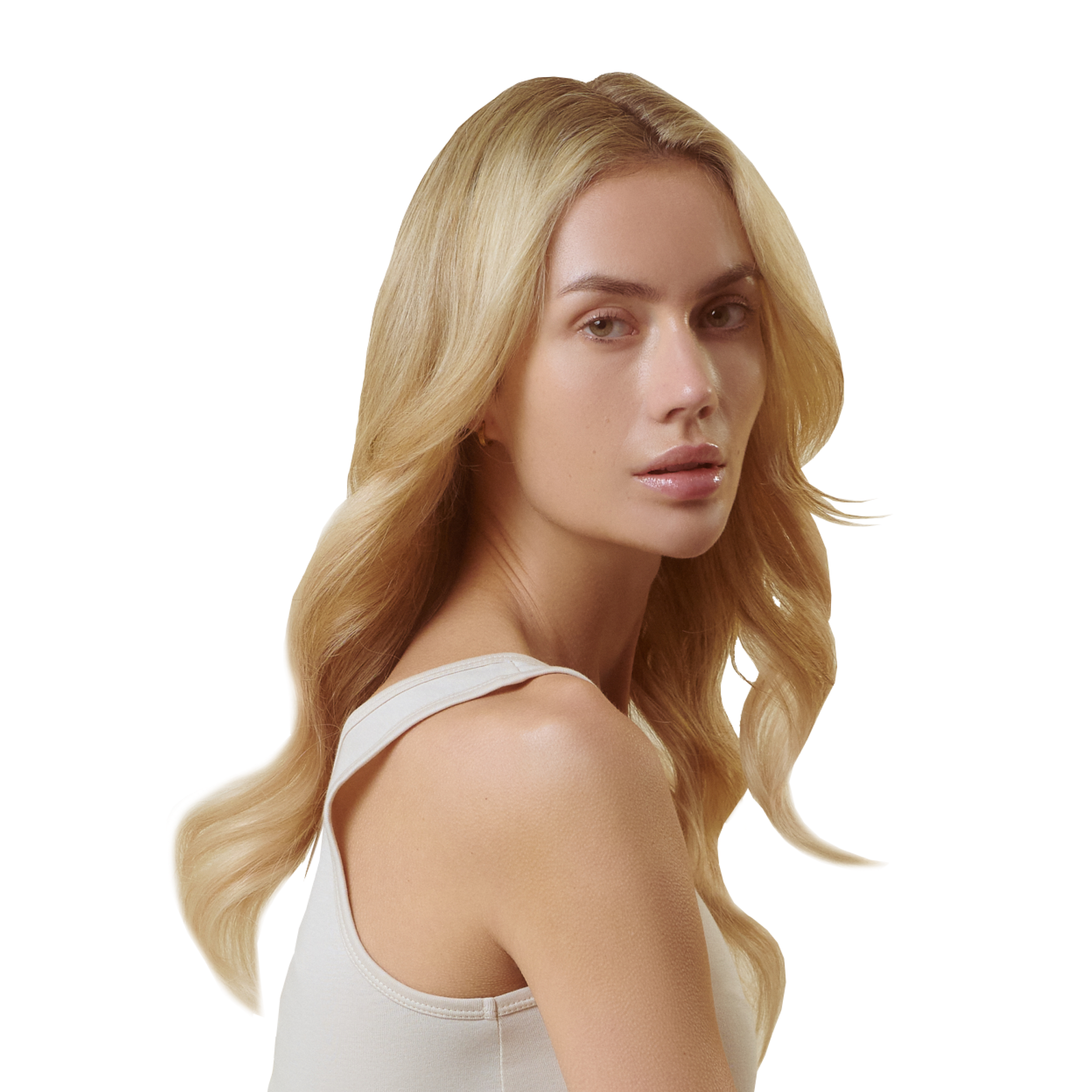 Sitting Pretty The Go-To Blonde Halo Human Hair Extension #1