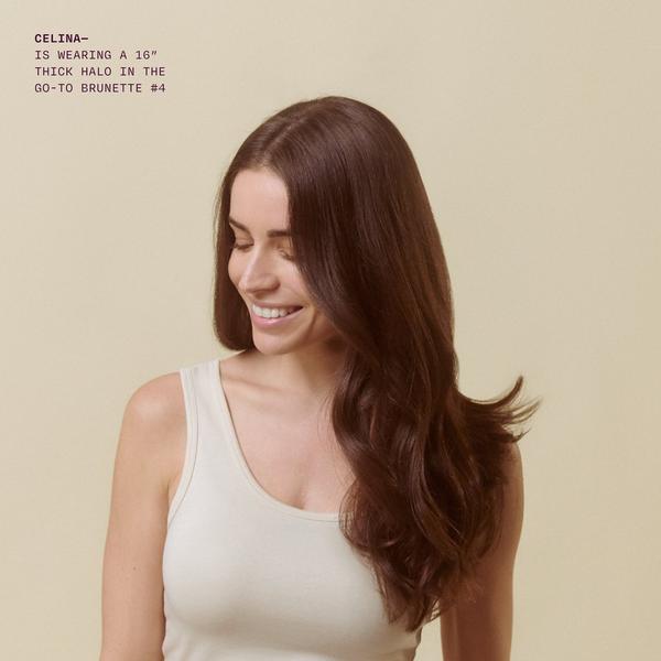 Sitting Pretty Halo Hair Extensions Color Swatch #4