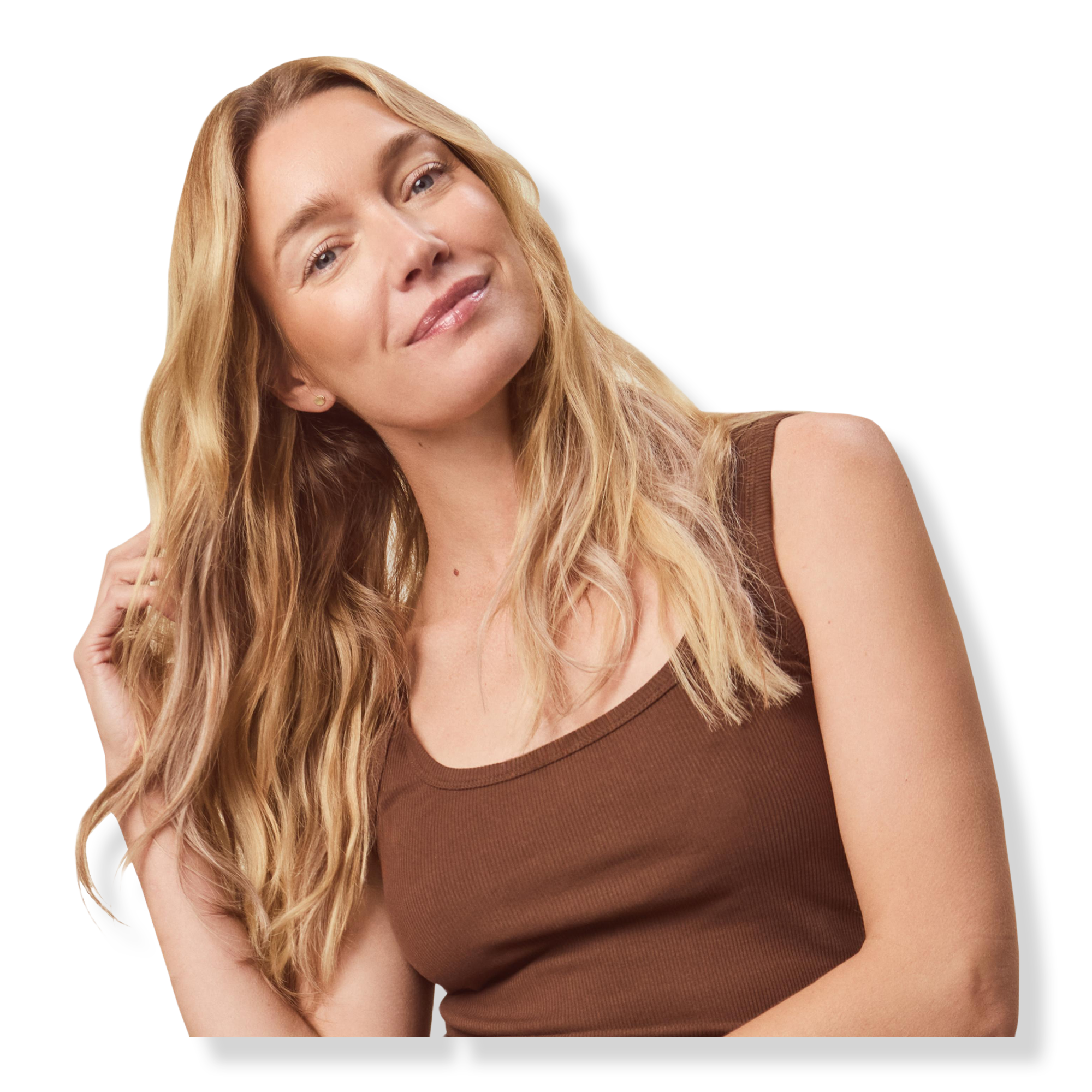 Sitting Pretty Cool Blonde Blend Halo Human Hair Extension #1