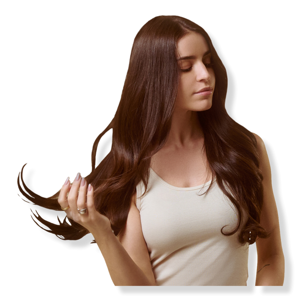 Sitting Pretty Rich Chocolate Brown Halo Human Hair Extension #1