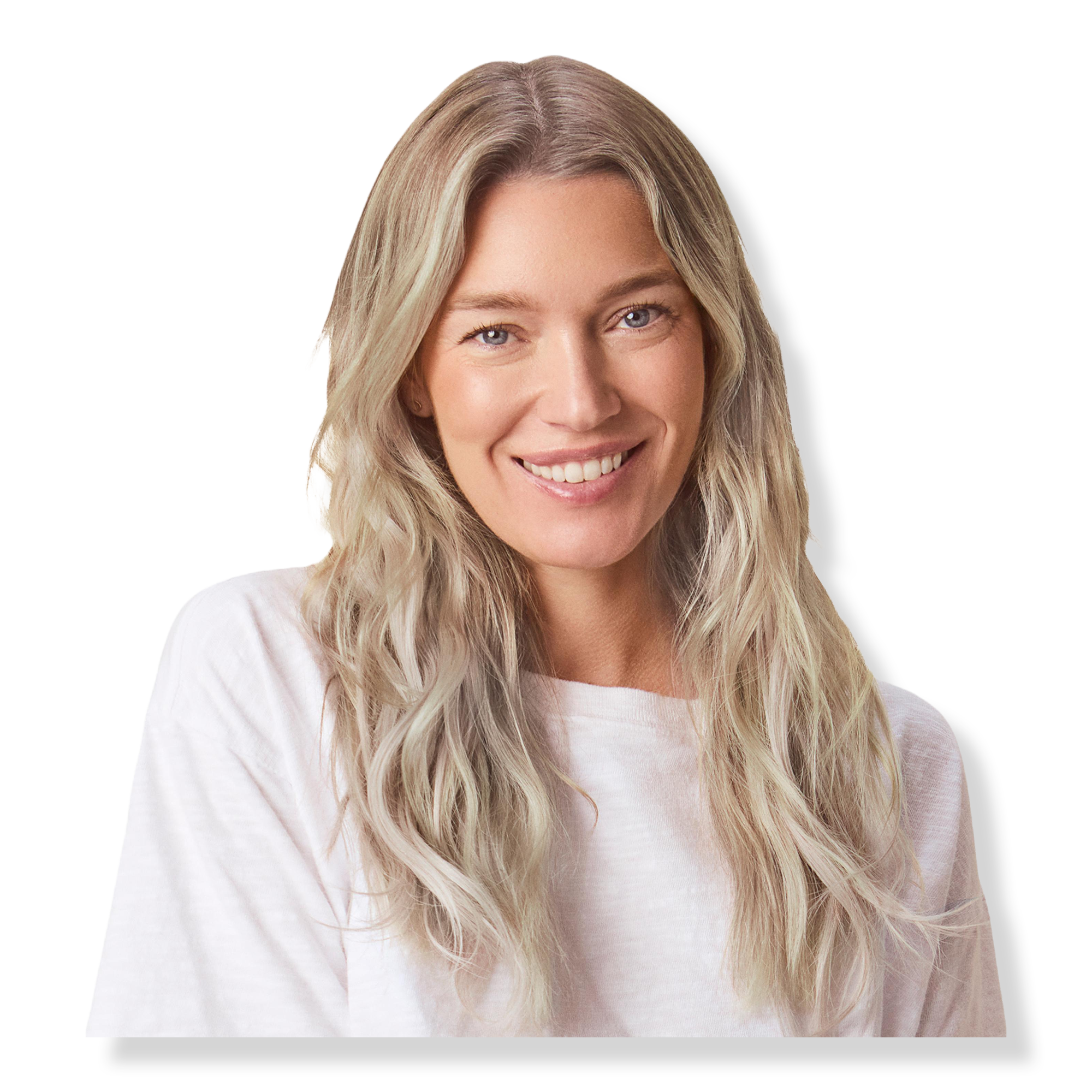Sitting Pretty Ash Blonde Halo Human Hair Extension #1