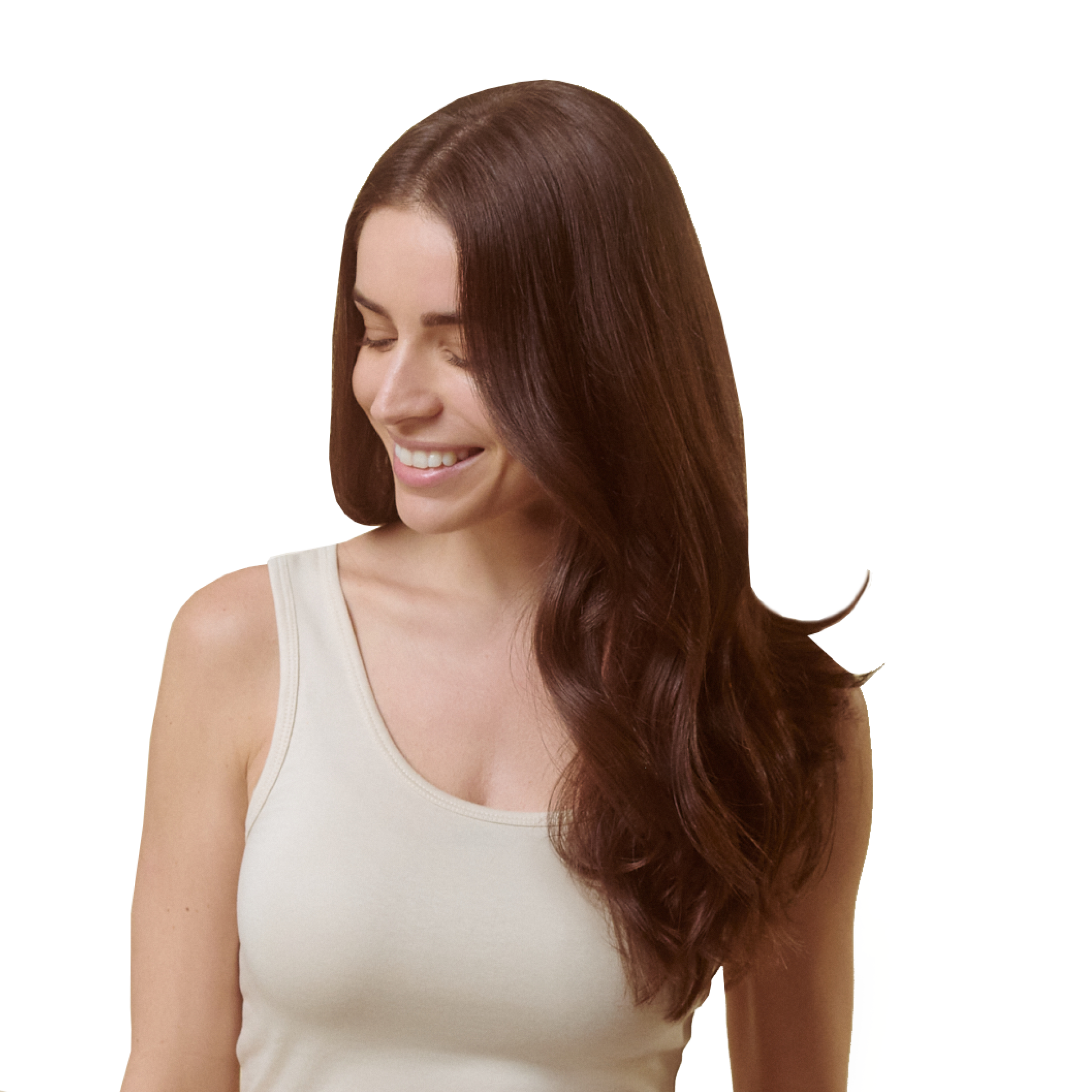 Sitting Pretty The Go-To Brunette Halo Human Hair Extension #1