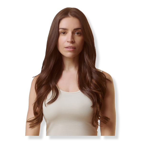 Sitting Pretty Soft Chestnut Brown Halo Human Hair Extension #1