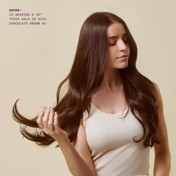 Sitting Pretty Halo Hair Extensions Color Swatch #4