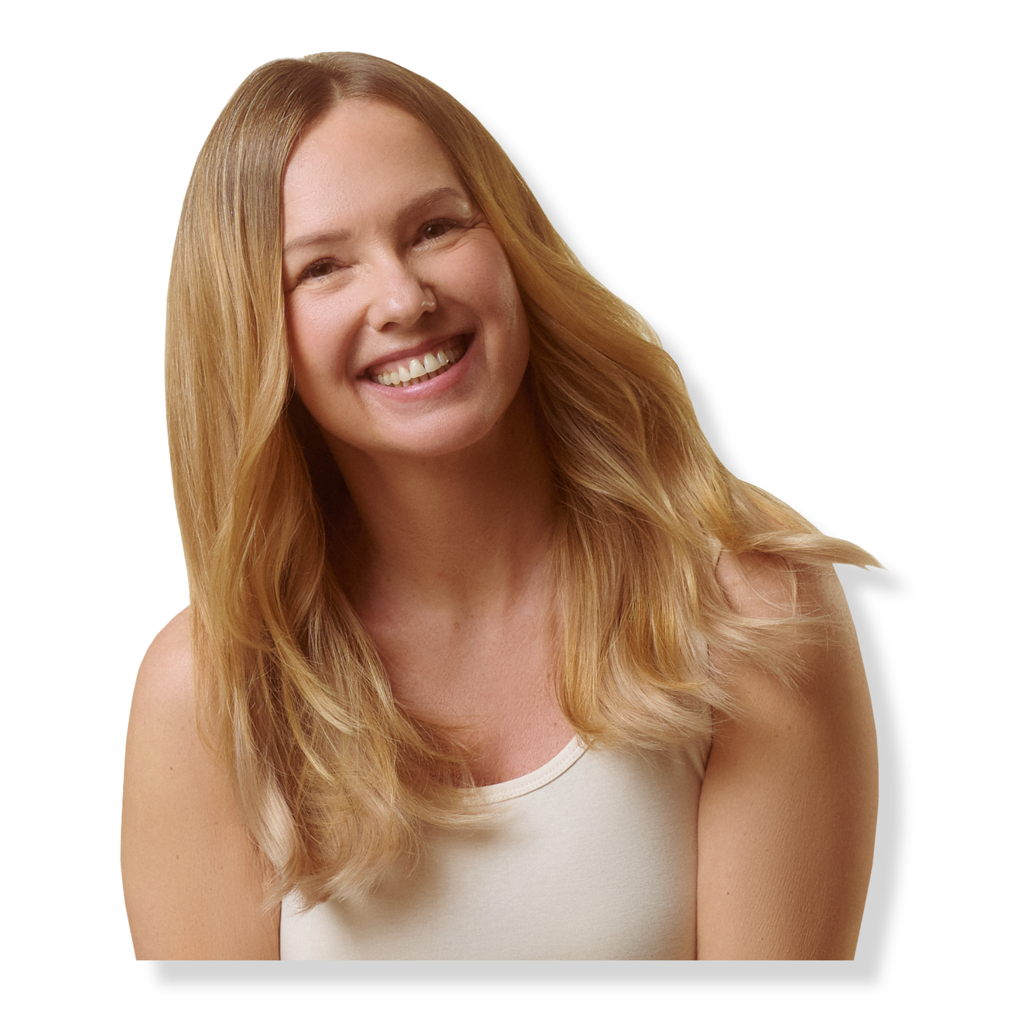 Sitting Pretty Soft Bronde Halo Human Hair Extension #1