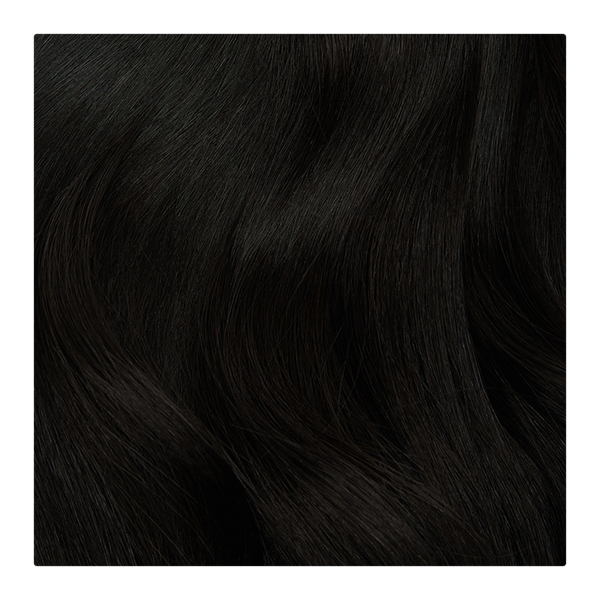 Sitting Pretty Soft Black Halo Human Hair Extension #2