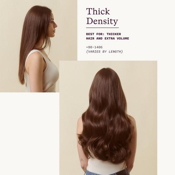 Sitting Pretty Soft Black Halo Human Hair Extension #7