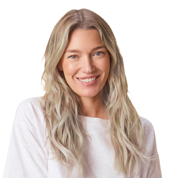 Sitting Pretty Ash Blonde Halo Human Hair Extension #1
