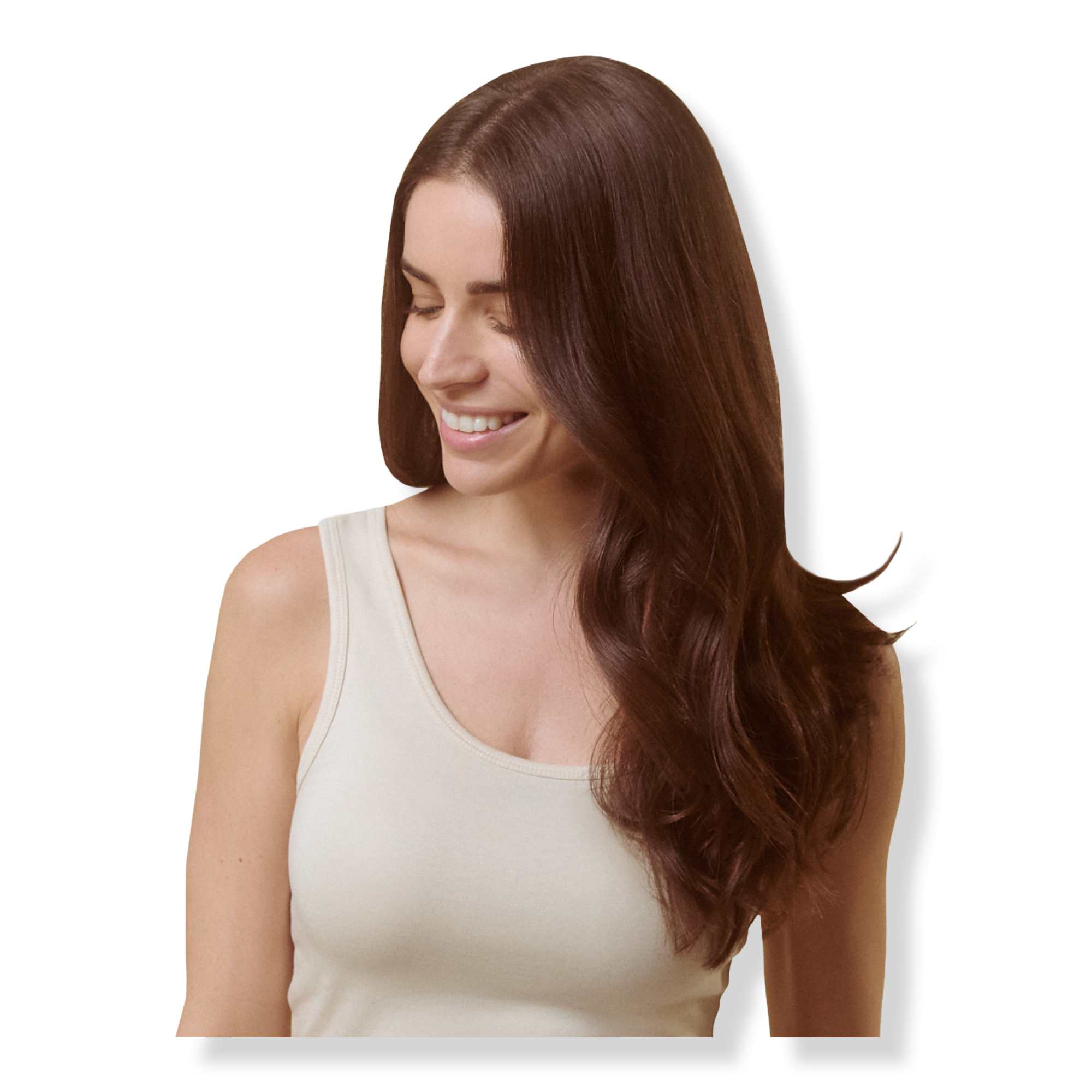 Sitting Pretty The Go-To Brunette Halo Human Hair Extension #1