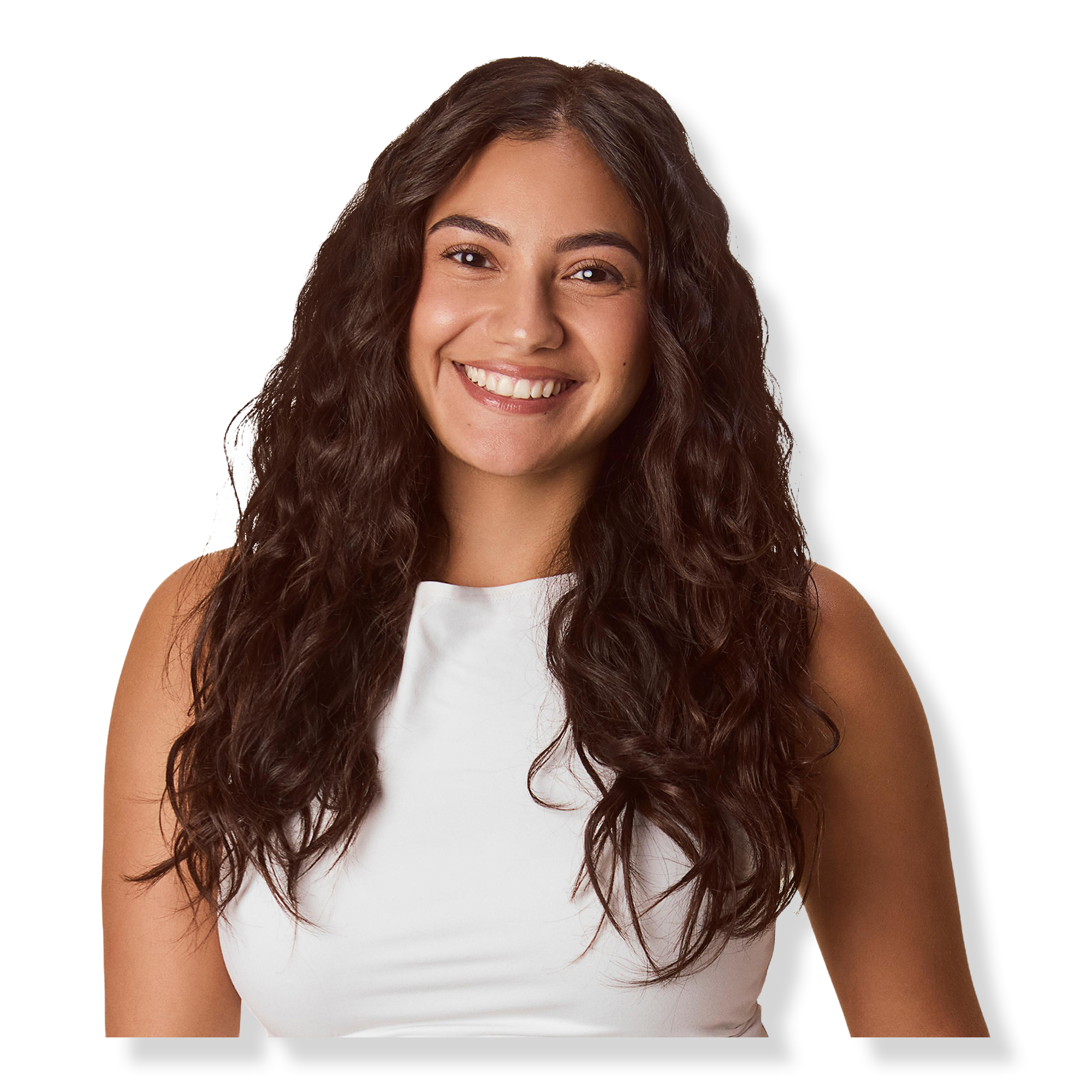 Sitting Pretty Espresso Brown Blend Halo Human Hair Extension #1