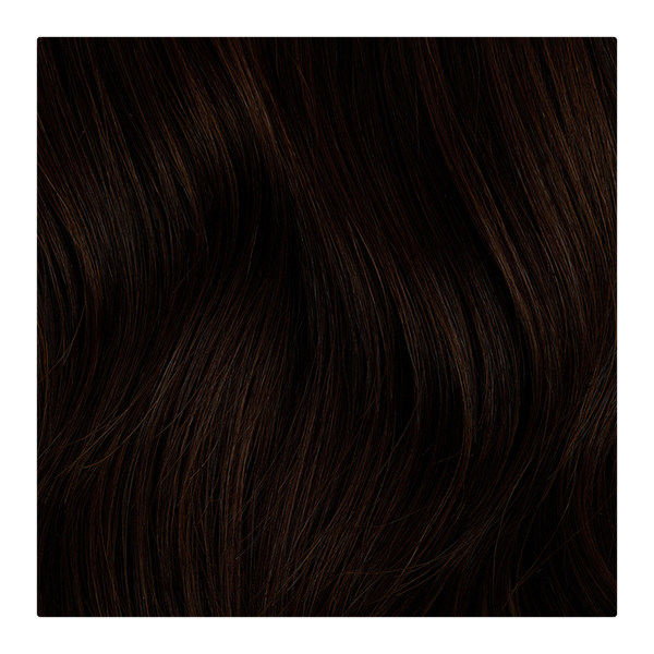 Sitting Pretty Rich Chocolate Brown Halo Human Hair Extension #2