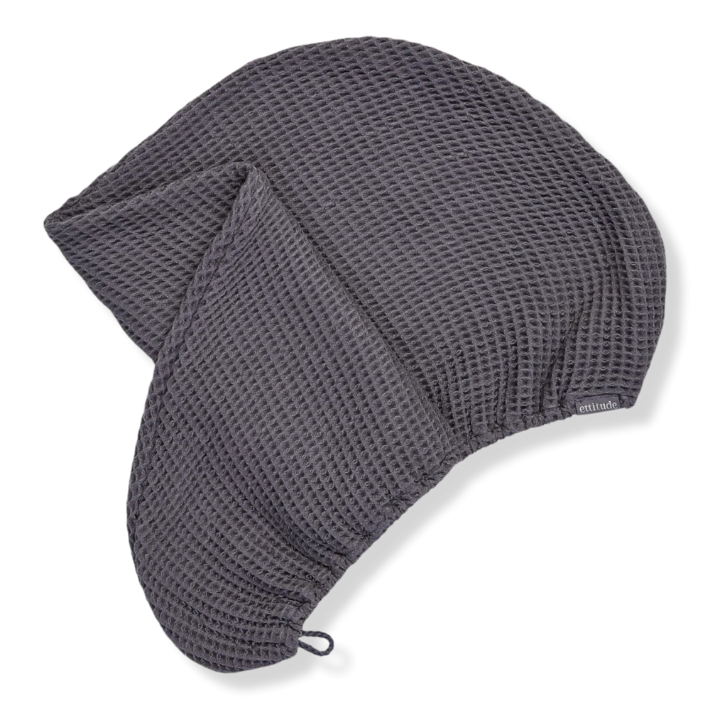 Ettitude Waffle Hair Towel - Slate