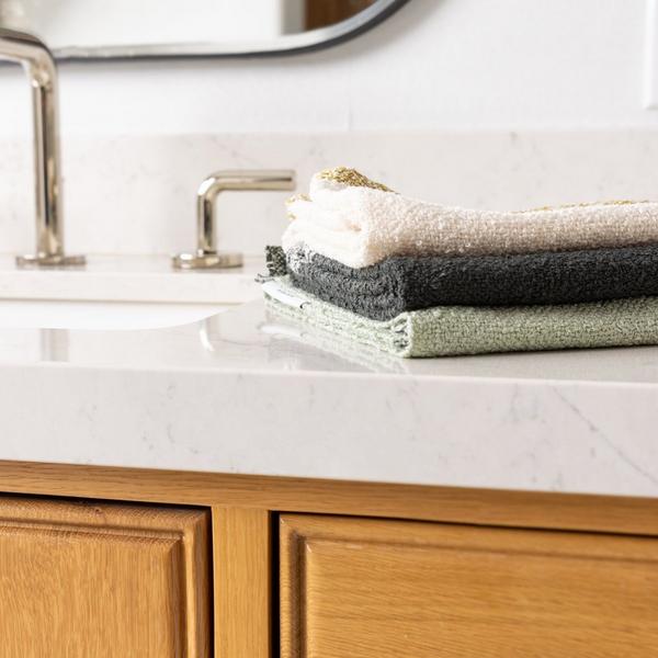 Ettitude Luxe Bamboo Boucle Face Washer #2