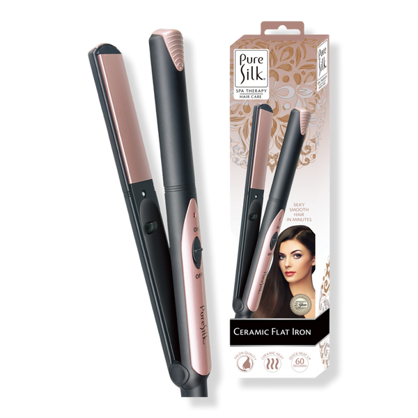 Pure Silk Ceramic Flat Iron Hair Straightener #1