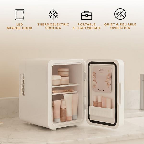 PURSONIC Mini Beauty Fridge with LED Mirror Door #2