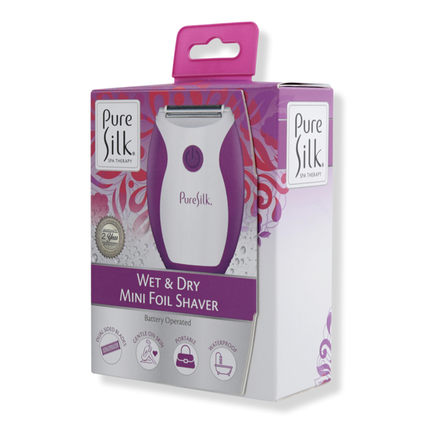 Pure Silk Waterproof Wet and Dry Mini Foil Shaver with Dual Clipper Blades #1