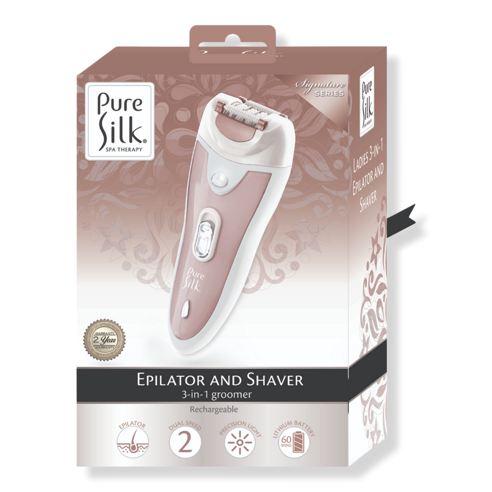 Pure Silk 3-in-1 Epilator & Shaver