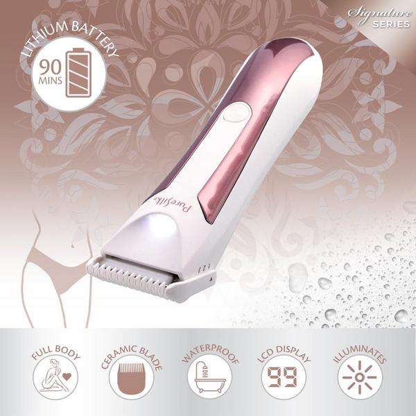 Pure Silk Rechargeable Body Hair Trimmer with 4 Guide Combs #4