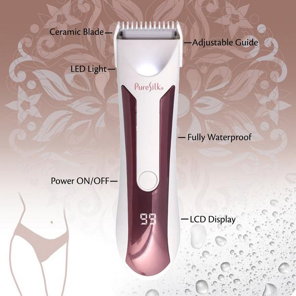 Pure Silk Rechargeable Body Hair Trimmer with 4 Guide Combs #5