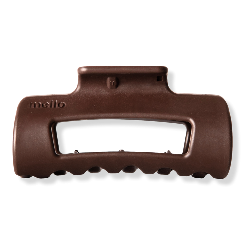 Mini Mello Clip - Flexible Claw Clip - Cocoa