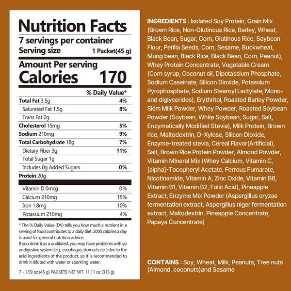 Flimeal Brown 17Grains Protein Shake #8