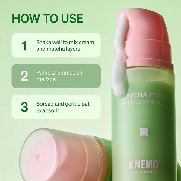 Knemo Matcha PDRN Bubble Essence #8