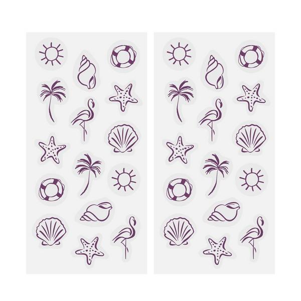Barrière Burn Notice UV Sensor Sticker 30-Pack #6