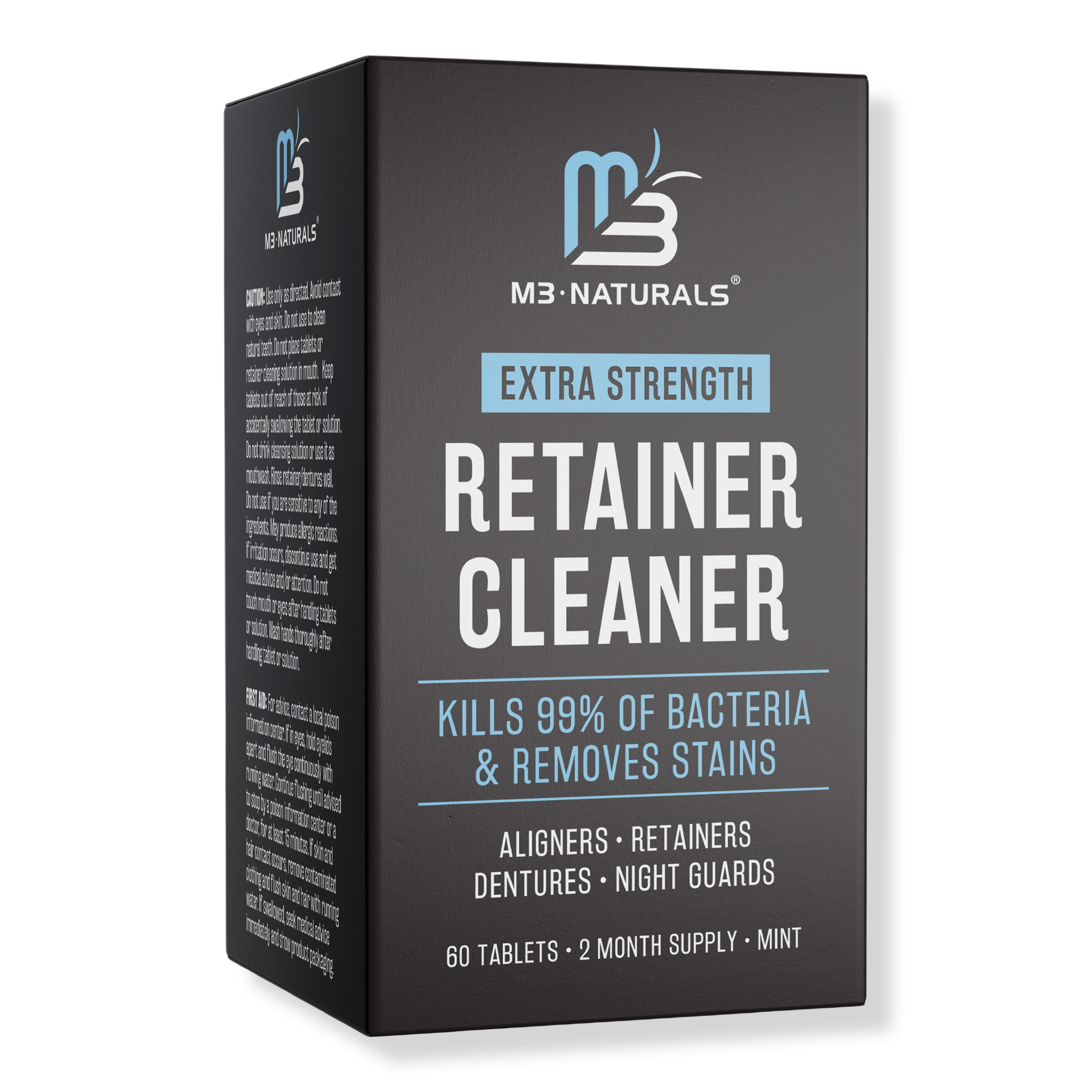 M3 Naturals M3 Mint Retainer Cleaner Denture & Retainer Cleaning Tablets #1