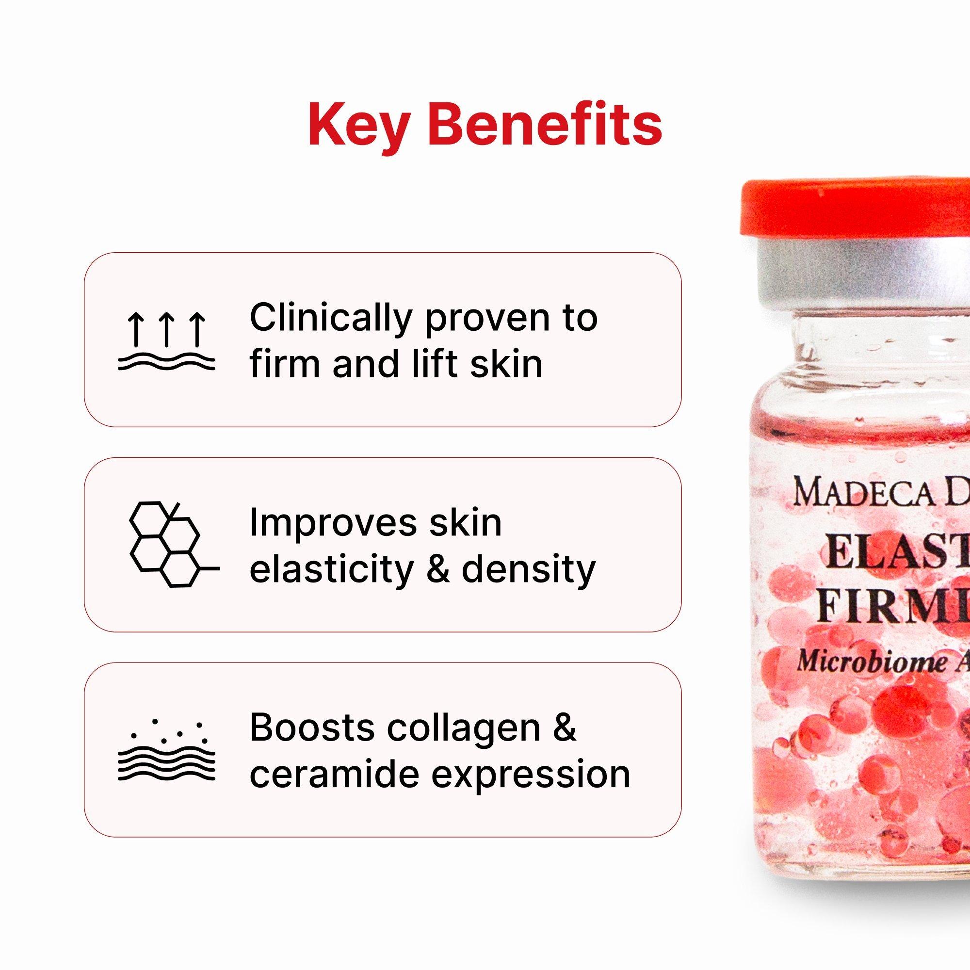 Набор из ампулы и тонера с микробиомом Madeca Derma Elastic Firming — фото 7
