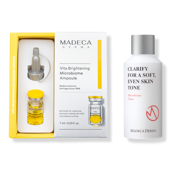 Madeca Derma Vita Brightening Microbiome Ampoule + Microbiome Toner Set #1