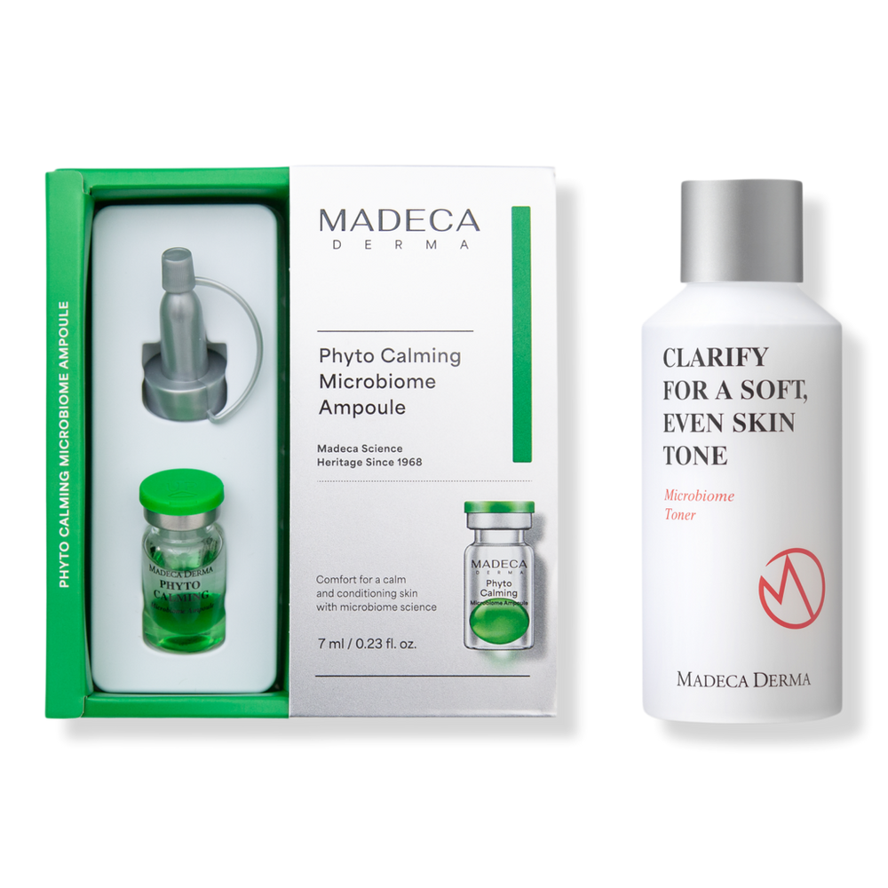 Madeca Derma Phyto Calming Microbiome Ampoule + Microbiome Toner Set