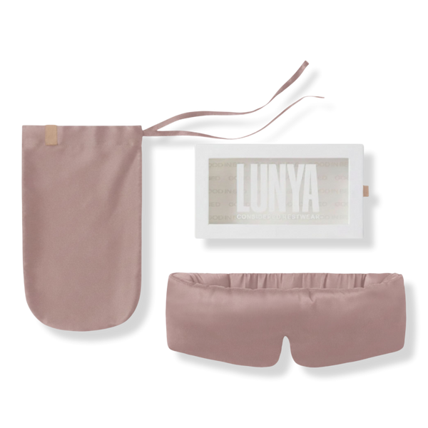 Lunya Washable Silk Eye Mask - Delicate Pink #1