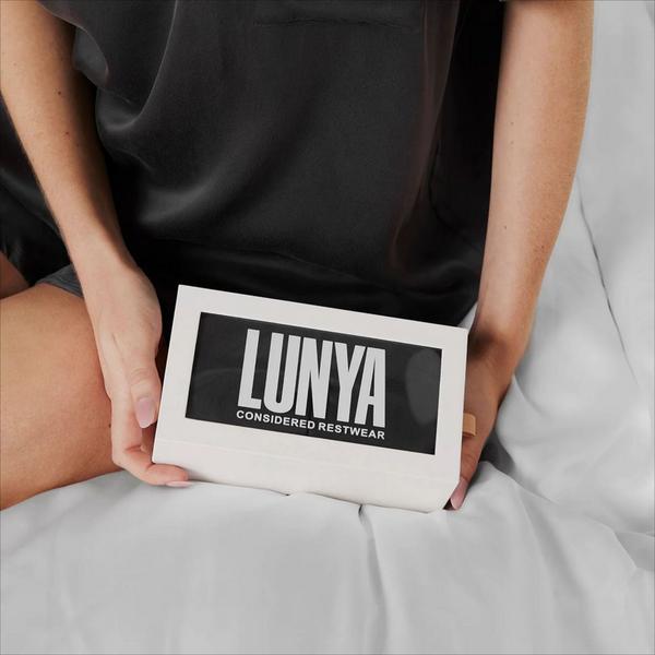 Lunya Washable Silk Eye Mask - Meditative Grey #2
