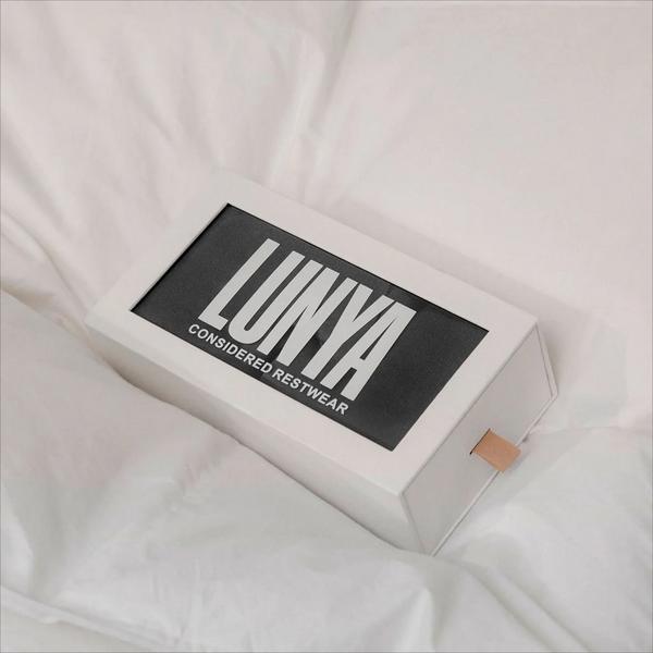 Lunya Washable Silk Weighted Sleep Mask - Meditative Grey #2