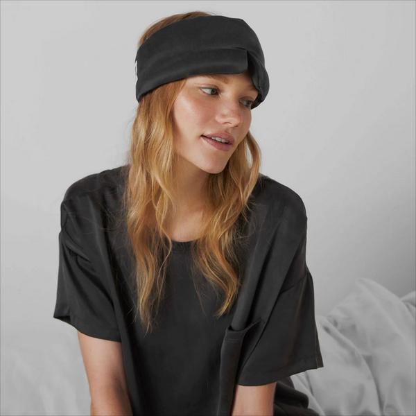 Lunya Washable Silk Eye Mask - Meditative Grey #3