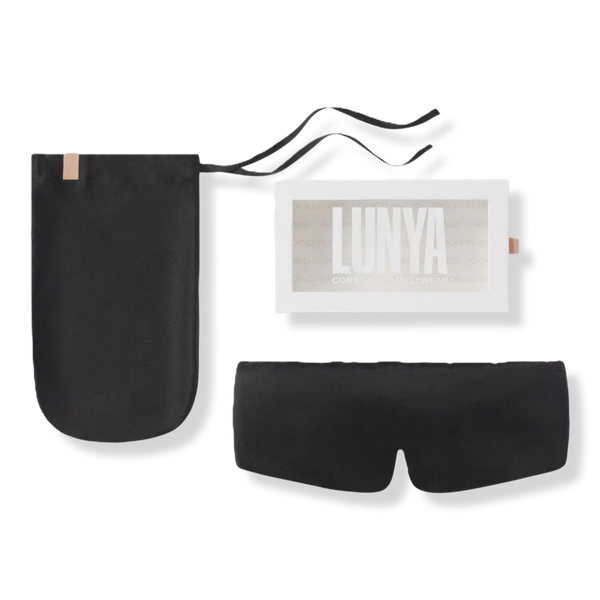 Lunya Washable Silk Eye Mask - Immersed Black #1