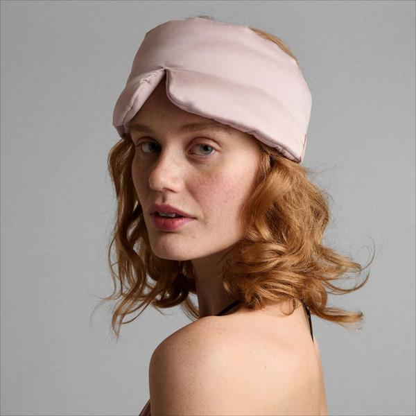 Lunya Washable Silk Eye Mask - Delicate Pink #3
