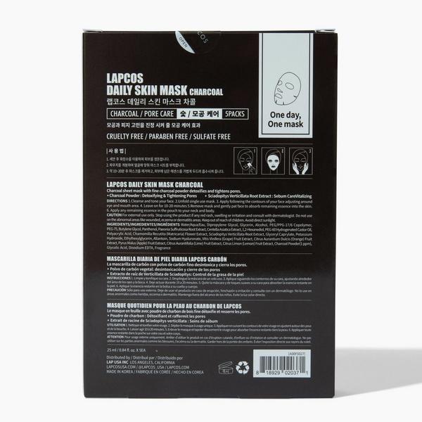 Lapcos Daily Charcoal Mask 5-Pack #3