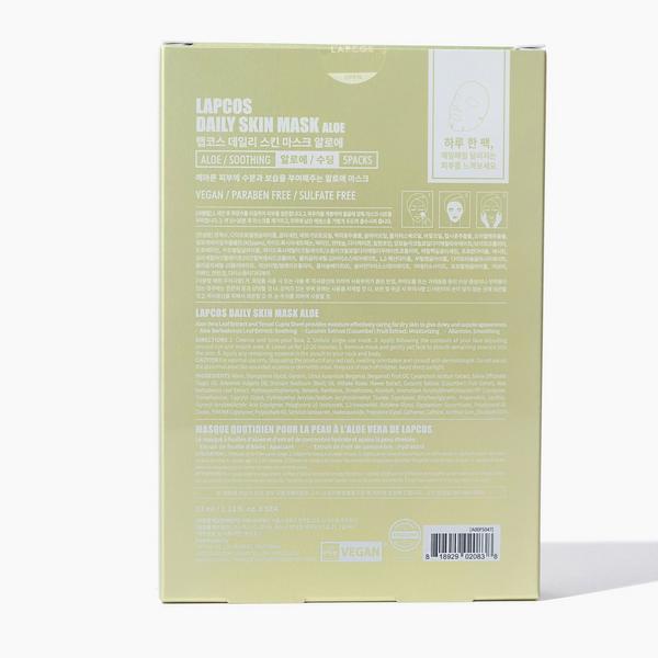 Lapcos Daily Aloe Mask- 5-Pack #3