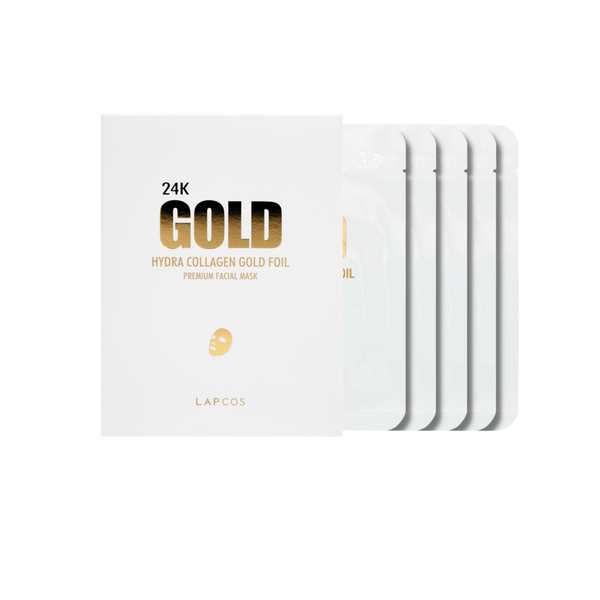 Lapcos Hydra Collagen 24K Gold Foil Mask 5-Pack #1