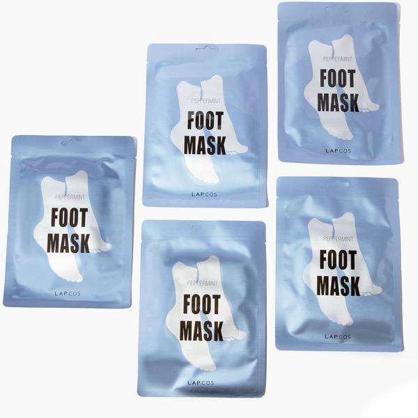 Lapcos Peppermint Foot Mask 5-Pack #2