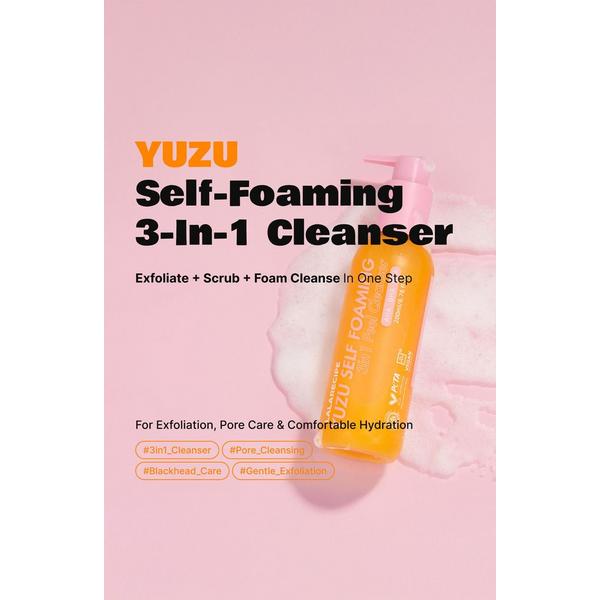 LALARECIPE Yuzu Vita C 3-in-1 Self Foaming Facial Cleanser #2