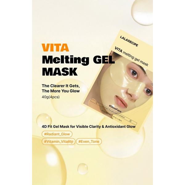 LALARECIPE Vita C Melting Gel Mask - Set of 4 #2