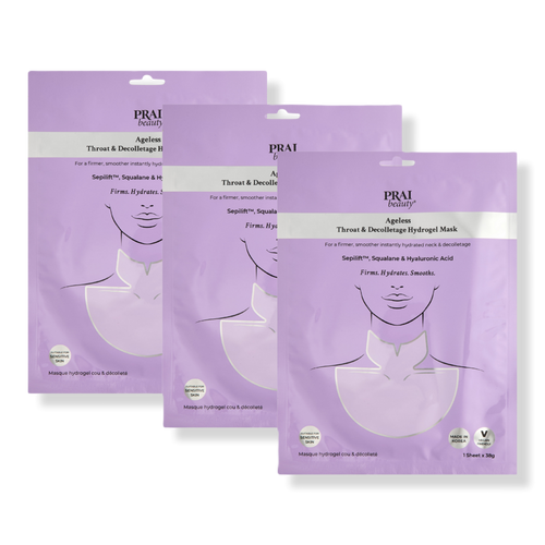 PRAI Beauty - Ageless Throat & Decolletage Hydrogel Mask | Ulta Beauty