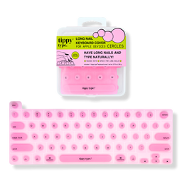 Tippy Type Long Nail Keyboard Cover for Apple - Circles