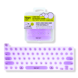 Tippy Type Long Nail Keyboard Cover for Apple - Circles